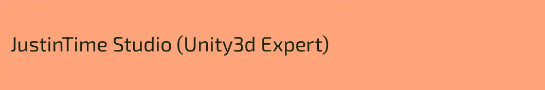 JustinTime Studio (Unity3d Expert)